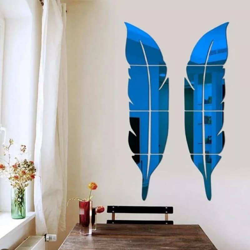 Leaf Mirror Reflection Like Mirror Reflection beautiful decoration item