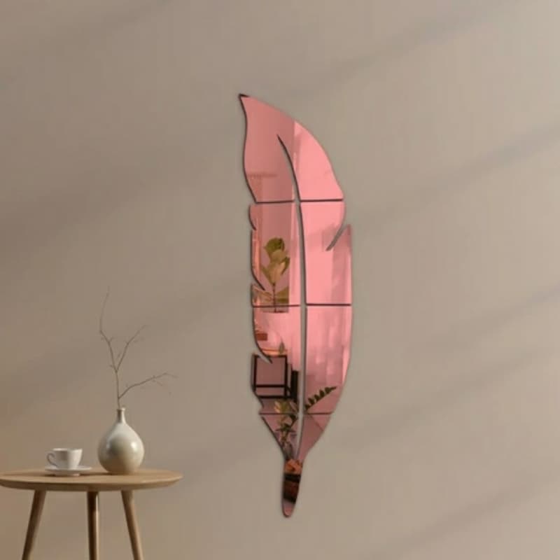 Leaf Mirror Reflection Like Mirror Reflection beautiful decoration item