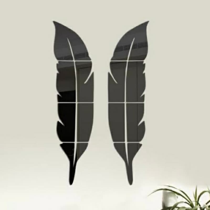 Leaf Mirror Reflection Like Mirror Reflection beautiful decoration item