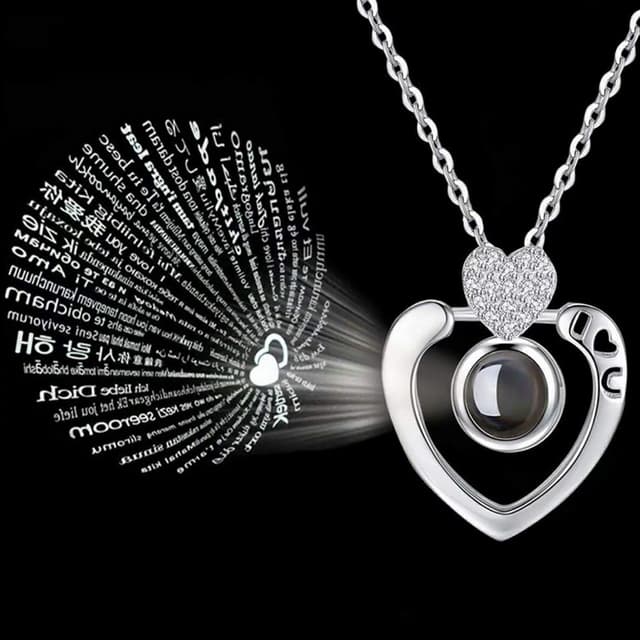 I love you Projection locket gift Premium and very attractive