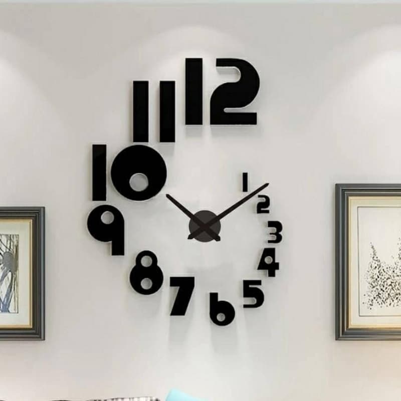 3D Wall Clock 2mm Thick Acrylic
Easily Transferable From One Wall clock